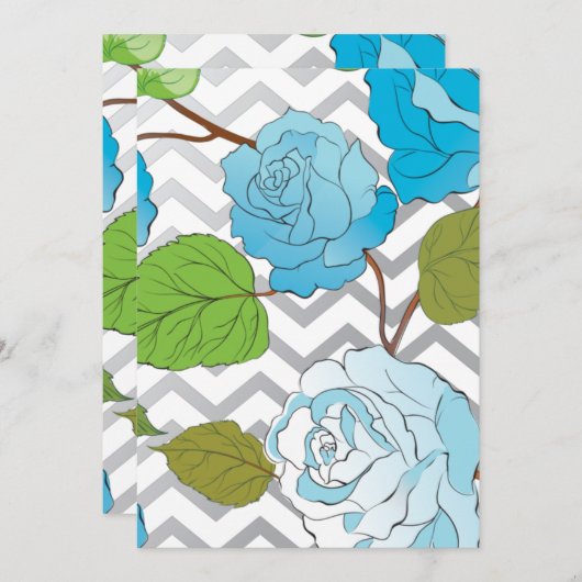 Rose 14 dankeskarte (Vorne/Hinten)