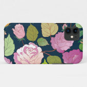 Rose 16 Case-Mate iPhone hülle (Rückseite (Horizontal))