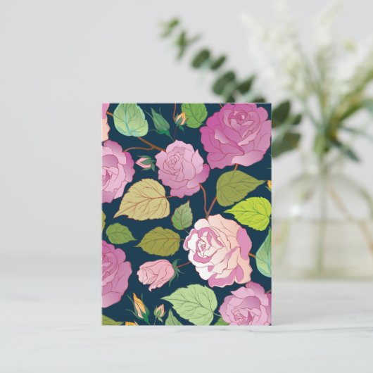 Rose 16 feiertagspostkarte (Stehend Vorderseite)