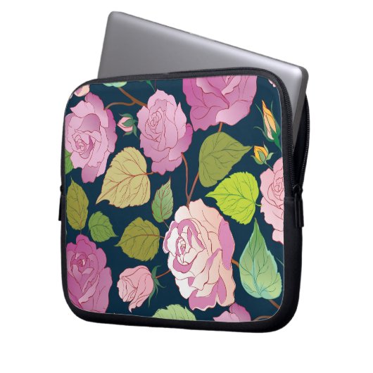 Rose 16 laptopschutzhülle (Vorderseite Links)