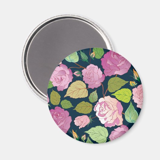 Rose 16 magnet (Vorderseite/Rückseite)