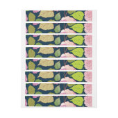 Rose 16 Rundum-Adressaufkleber (Bogen)