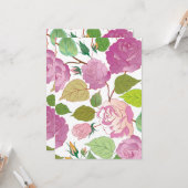 Rose 17 karte (Vorderseite/Rückseite Beispiel)