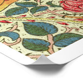 'Rose', 1883 (Baumwolle) Poster (Ecke)