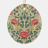 "Rose", 1883 (Druckbaumwolle) Keramik Ornament (Links)