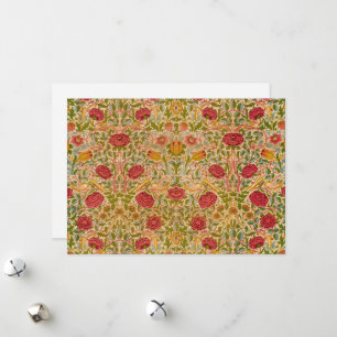 Rose, 1883 von William Morris Feiertagskarte