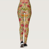 Rose, 1883 von William Morris Leggings (Rückseite)