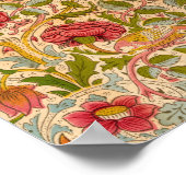 Rose, 1883 von William Morris Poster (Ecke)