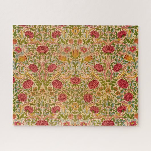 Rose, 1883 von William Morris Puzzle (Horizontal)