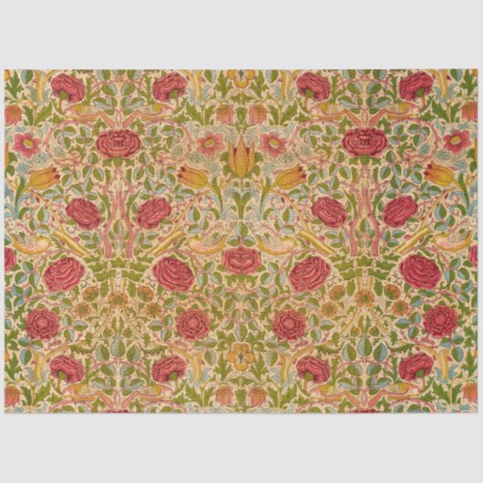 Rose, 1883 von William Morris Seidenpapier (Vorderseite)