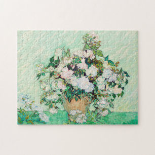 "ROSE" 1889 VINCENT VAN GOGH ART JIGSAW PUZZLE