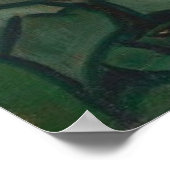 Rose 1889 Vincent van Gogh Poster (Ecke)