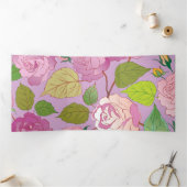 Rose 18 dreifach gefaltete urlaubskarte (Innenseite)