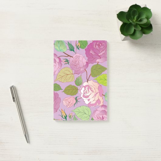 Rose 18 post-it klebezettel (Büro)