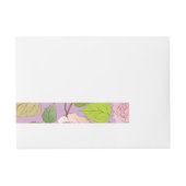 Rose 18 Rundum-Adressaufkleber (Vorderseite)