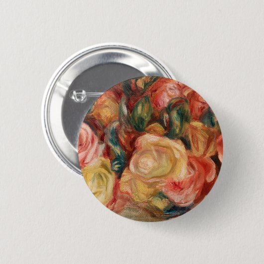 Rose (1912) von Pierre-Auguste Renoir Art Button (Vorne & Hinten)