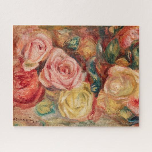 Rose (1912) von Pierre-Auguste Renoir Art Puzzle (Horizontal)