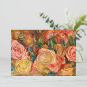 Rose, 1912 von Pierre-Auguste Renoir Feiertagskarte