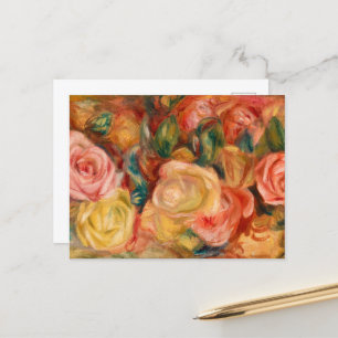 Rose, 1912 von Pierre-Auguste Renoir Postkarte