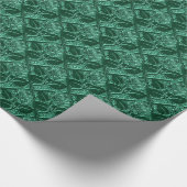 Rose-19-Jade-Grünbuch Geschenkpapier (Ecke)