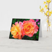 Rose 1 Blankokarte Karte (Gelbe Blume)