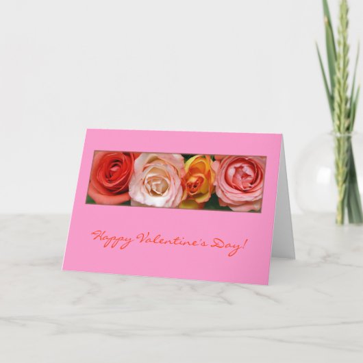 "Rose #1" Feiertagskarte (Vorderseite)