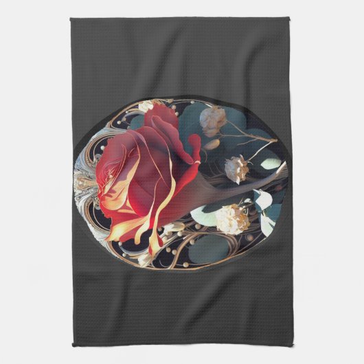 ROSE #1 GESCHIRRTUCH (Vertikal)