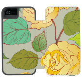 ROSE 1 INCIPIO iPhone Geldbeutel-Hülle (Folio Geöffnet)