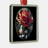 ROSE #1 ORNAMENT AUS METALL (Rechts)
