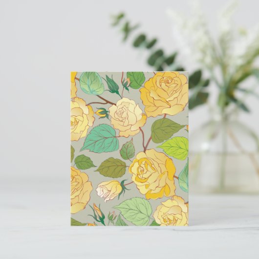 ROSE 1 POSTKARTE (Stehend Vorderseite)