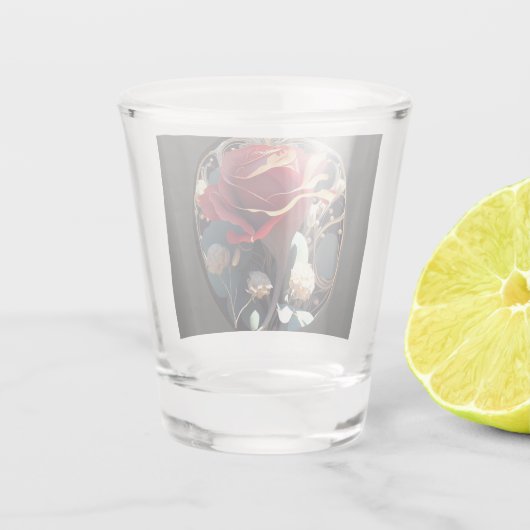 ROSE #1 SCHNAPSGLAS (Rückseite)