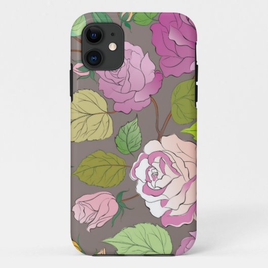 Rose 20 Case-Mate iPhone hülle (Rückseite)