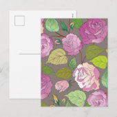 Rose 20 feiertagspostkarte (Vorne/Hinten)