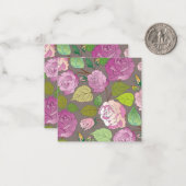 Rose 20 mitteilungskarte (Vorderseite/Rückseite Beispiel)