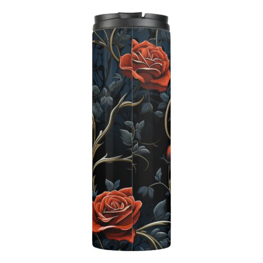 Rose 20 Oz Thermobecher Thermosbecher (Rückseite)