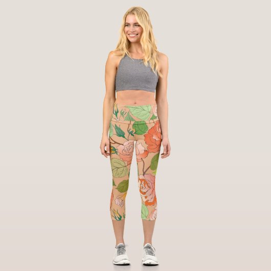 Rose 21 capri leggings (Vorderseite)