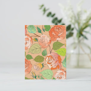 Rose 21 feiertagspostkarte
