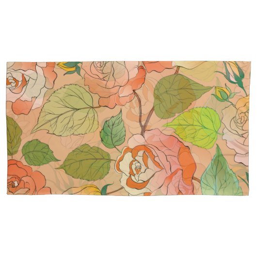 Rose 21 kissenbezug (Vorderseite)