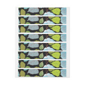 Rose 22 Rundum-Adressaufkleber (Bogen)