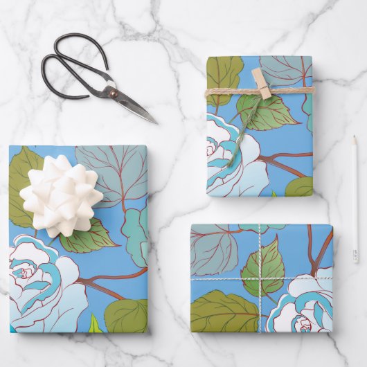 Rose 23 geschenkpapier set (Vorderseite)