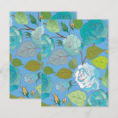 Rose 23 mitteilungskarte (Vorne/Hinten)