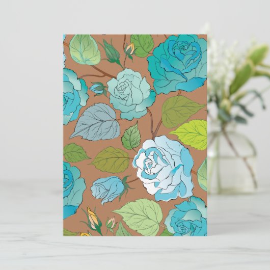 Rose 25 dankeskarte (Stehend Vorderseite)