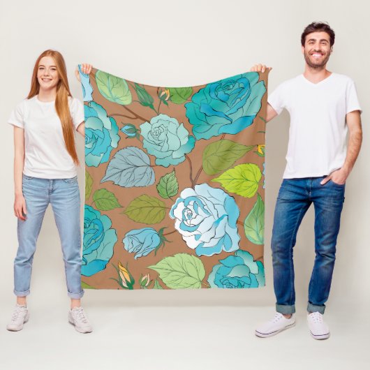 Rose 25 fleecedecke (Beispiel)