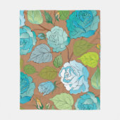 Rose 25 fleecedecke (Vorderseite)