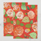 Rose 26 dankeskarte (Vorne/Hinten)