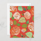 Rose 26 feiertagspostkarte (Vorne/Hinten)