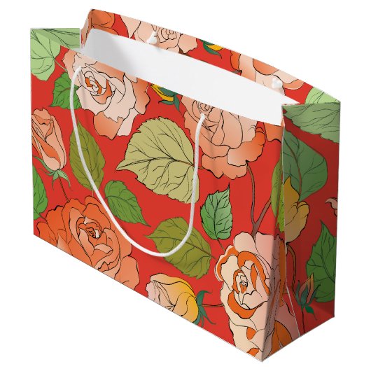 Rose 26 große geschenktüte (Rückseite Schrägansicht)