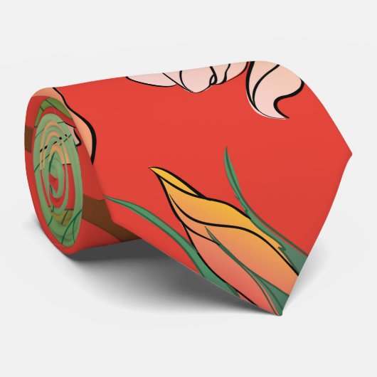 Rose 26 krawatte (Gerollt)