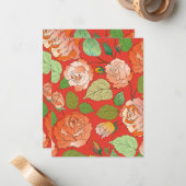 Rose 26 mitteilungskarte (Vorderseite/Rückseite Beispiel)