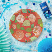 Rose 26 pappteller (Party)